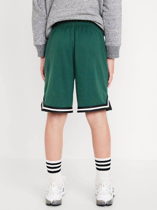 Mesh Basketball Shorts for Boys (At Knee)