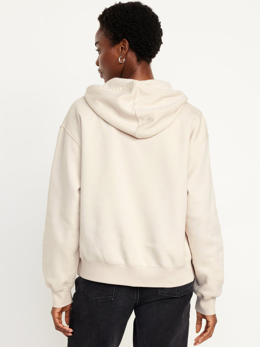 Logo Zip Hoodie Sweatshirt