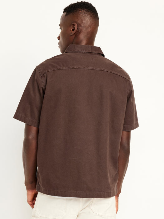 Quarter-Zip Workwear Shirt