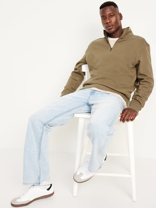 Oversized Fleece Quarter Zip