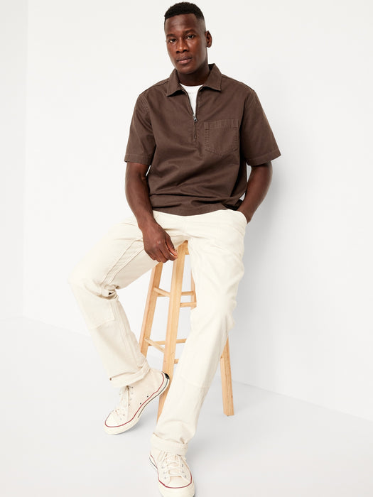 Quarter-Zip Workwear Shirt