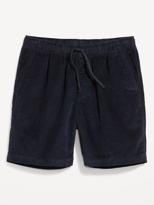 Corduroy Jogger Shorts -- 7-inch inseam