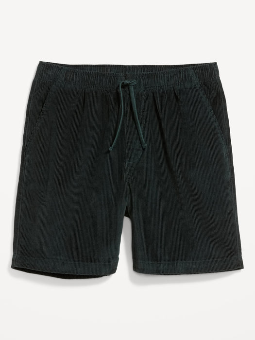 Corduroy Jogger Shorts -- 7-inch inseam