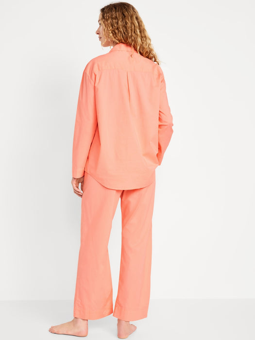 Poplin Pajama Pant Set