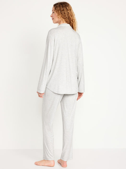 Knit Jersey Pajama Pant Set