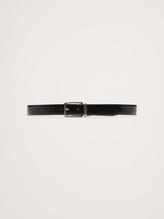 Reversible Leather Dress Belt