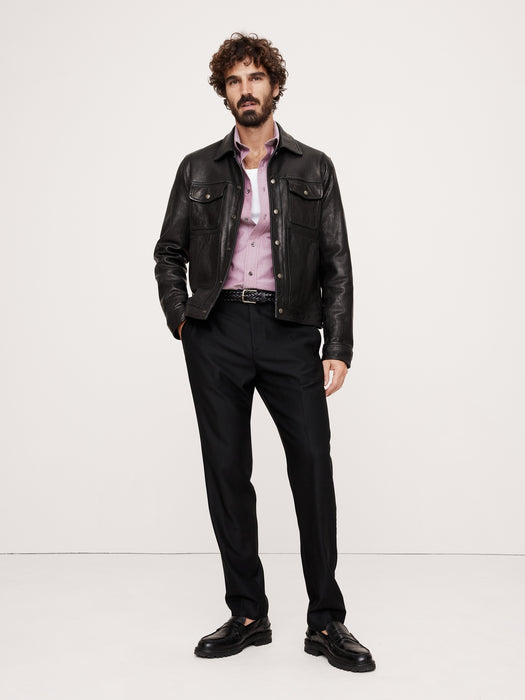 Slim Wrinkle-Resistant Dress Shirt