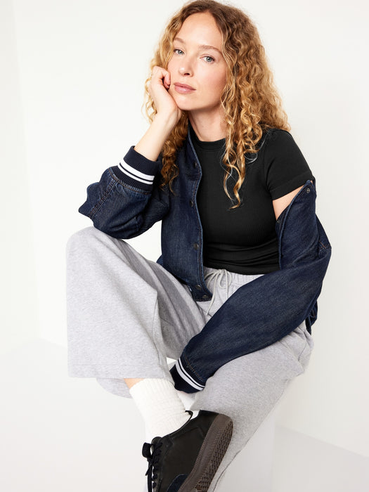 Exhale Seamless Fitted Rib T-Shirt