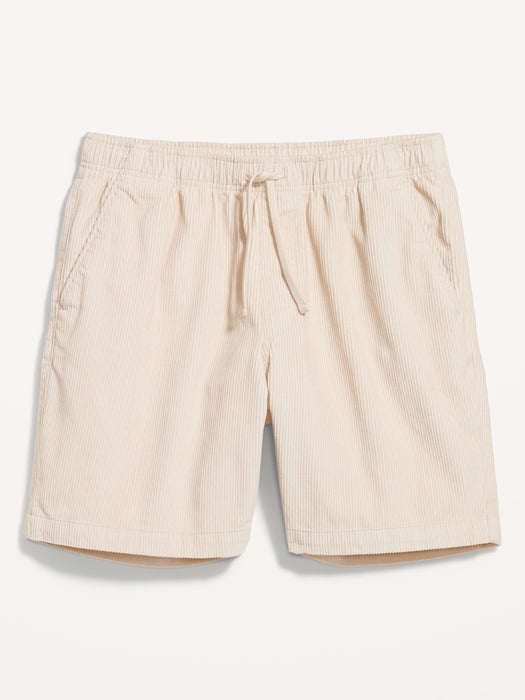 Corduroy Jogger Shorts -- 7-inch inseam