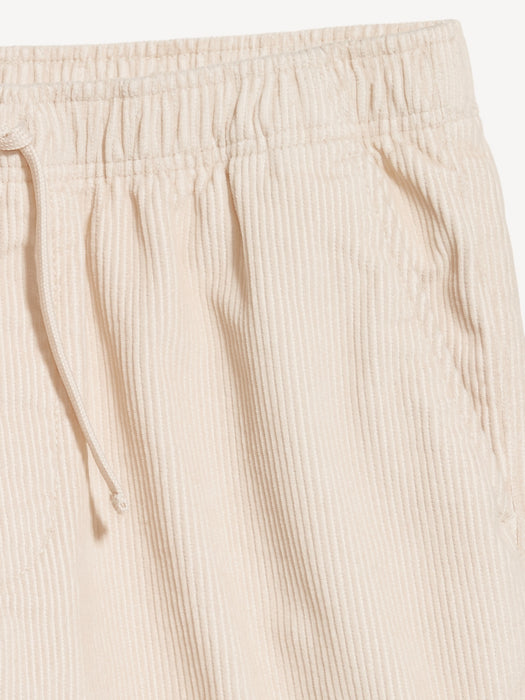 Corduroy Jogger Shorts -- 7-inch inseam