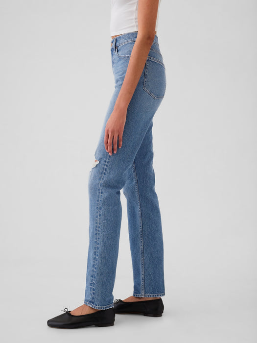 High Rise '90s Slim Straight Jeans
