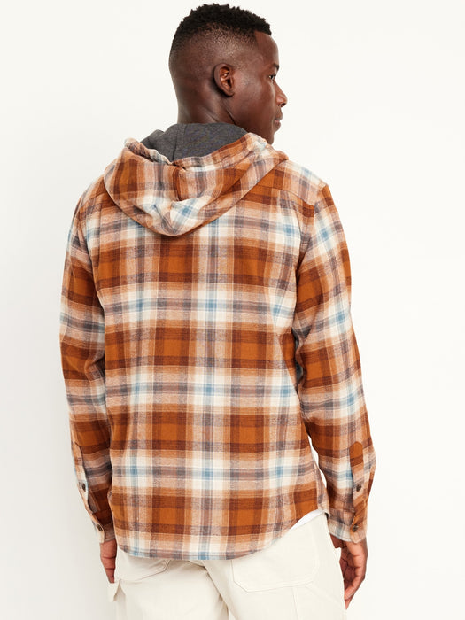 Hooded Flannel Shirt