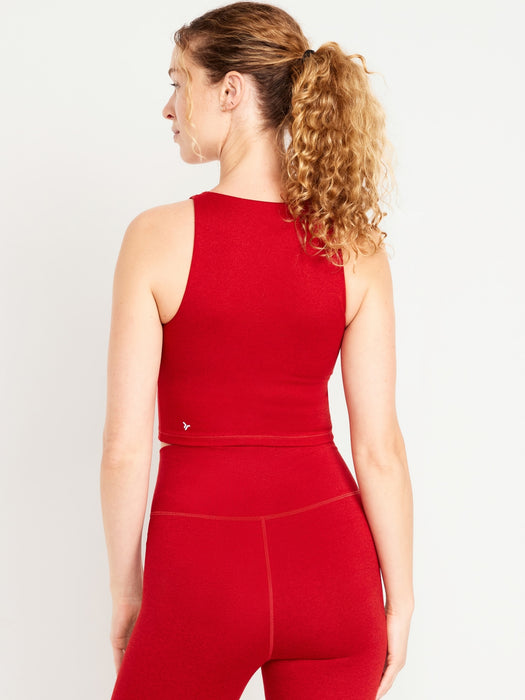 CloudComfy High-Neck Longline Sports Bra