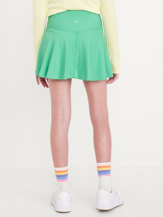 High-Waisted PowerSoft Skort for Girls