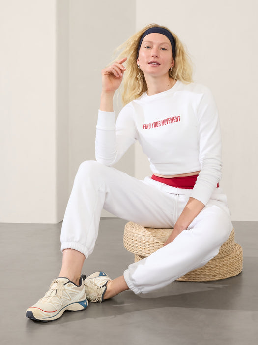 Logo Fleece Crewneck Sweatshirt