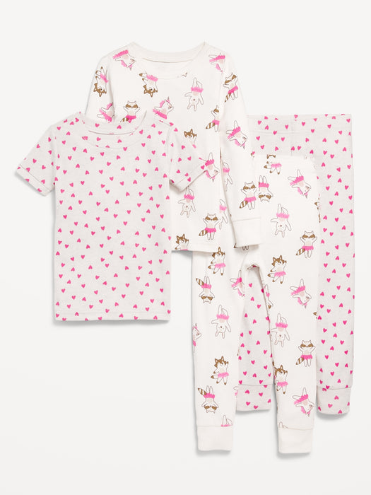 Snug-Fit Pajama 4-Piece Set for Toddler &amp; Baby