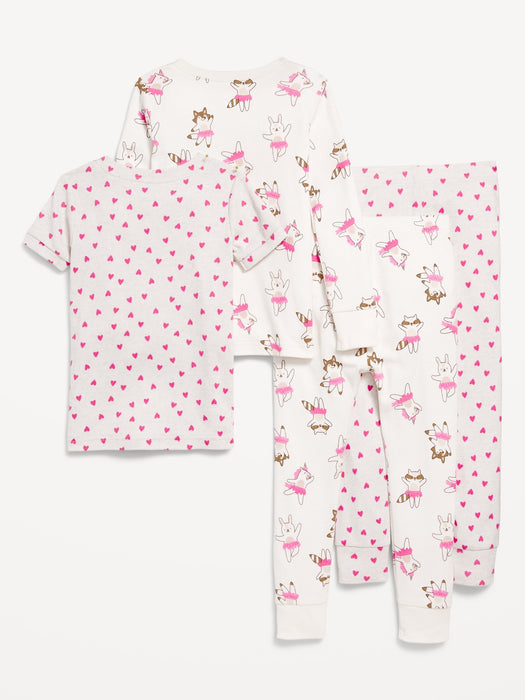 Snug-Fit Pajama 4-Piece Set for Toddler &amp; Baby