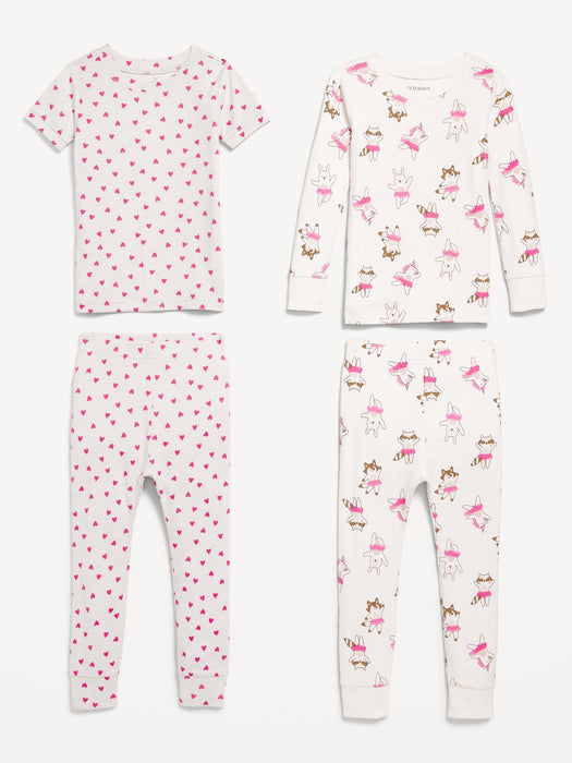 Snug-Fit Pajama 4-Piece Set for Toddler &amp; Baby