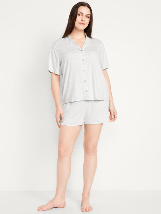 Knit Jersey Pajama Short Set