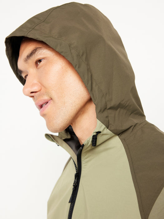 Water-Resistant Zip Jacket