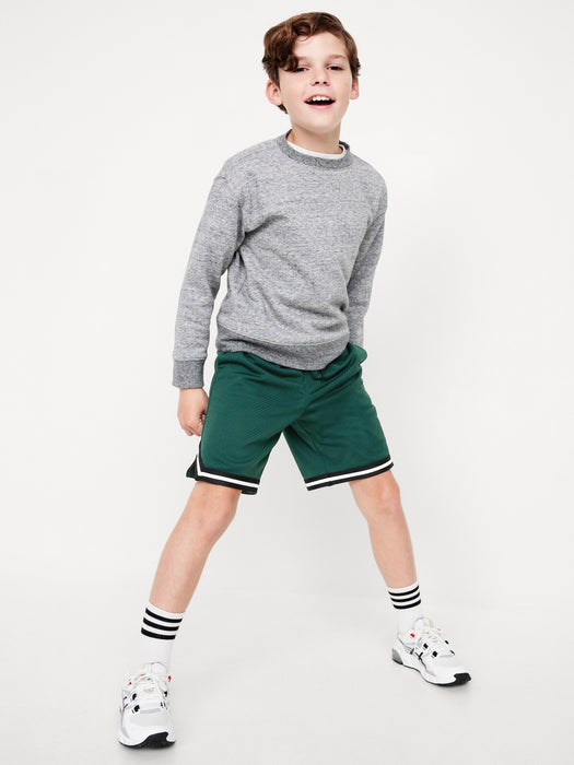 Mesh Basketball Shorts for Boys (At Knee)