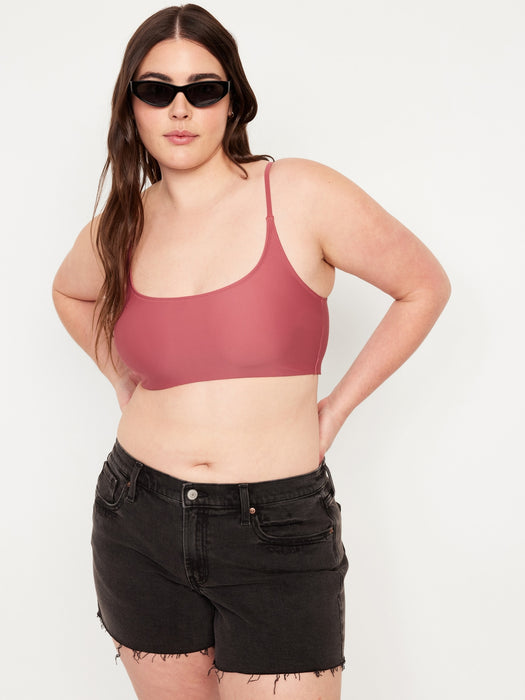 Scoop-Neck Bikini Swim Top