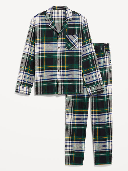 Flannel Pajama Set for Men