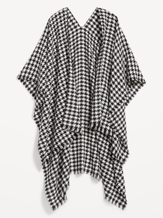Flannel Poncho
