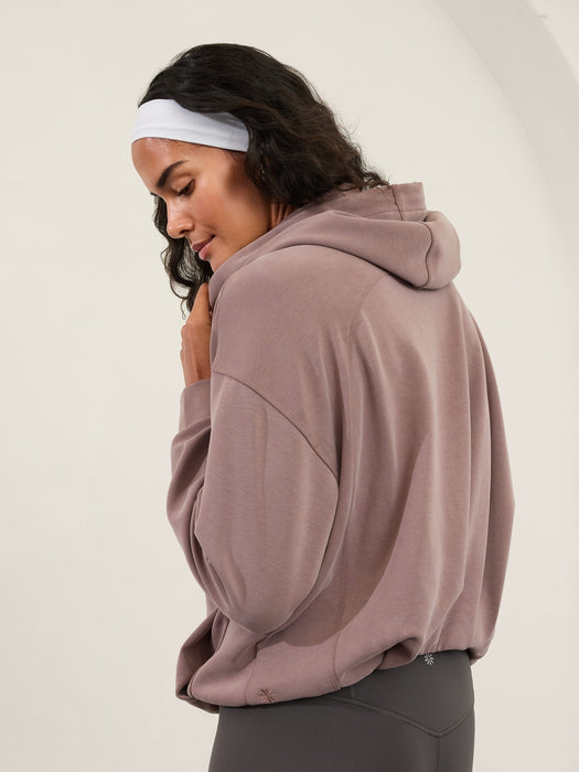Seasoft Bubble Hem Hoodie