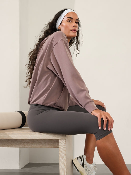 Seasoft Bubble Hem Hoodie