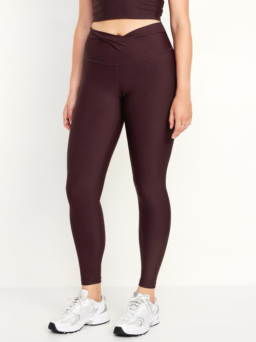 Extra High-Waisted PowerSoft Twist-Front Leggings