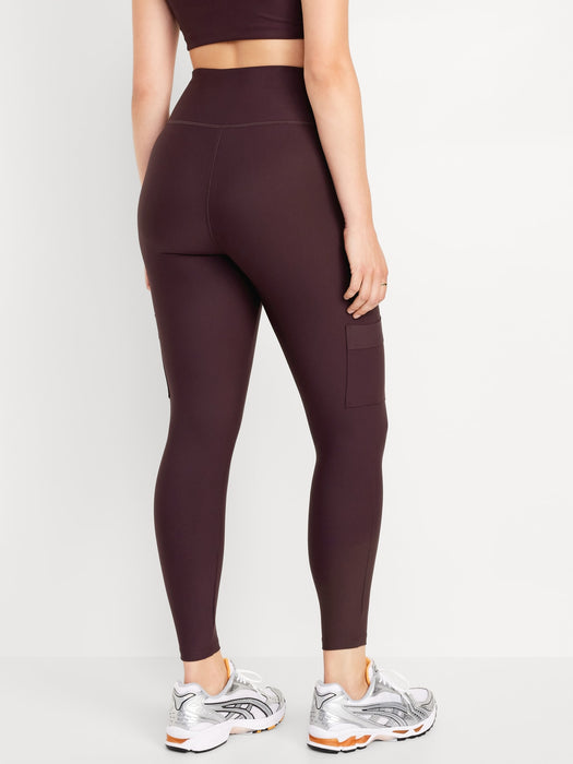 High-Waisted PowerSoft Cargo 7/8 Leggings