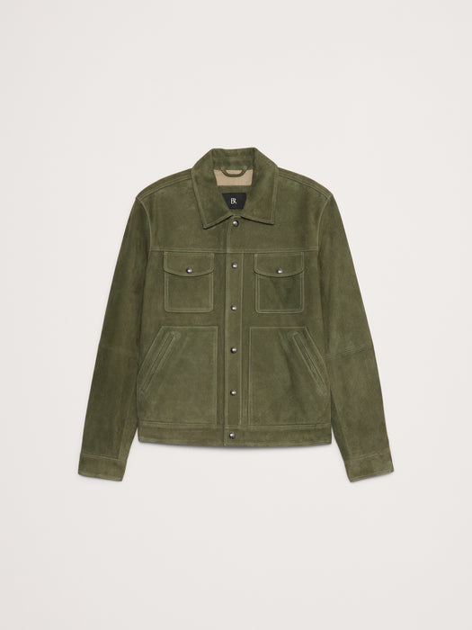 Suede Trucker Jacket
