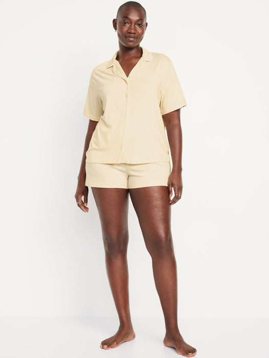 Knit Jersey Pajama Short Set