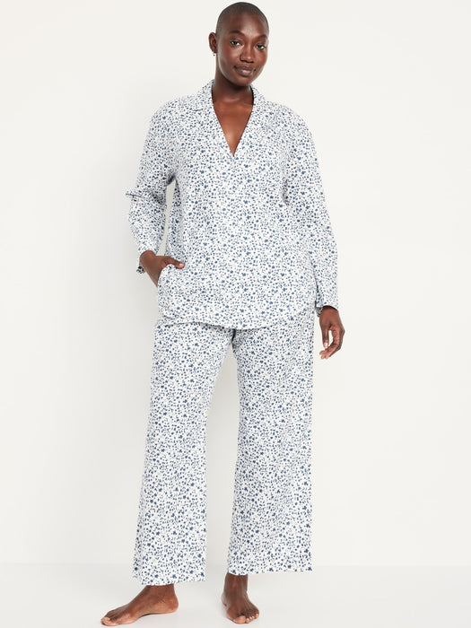 Poplin Pajama Pant Set