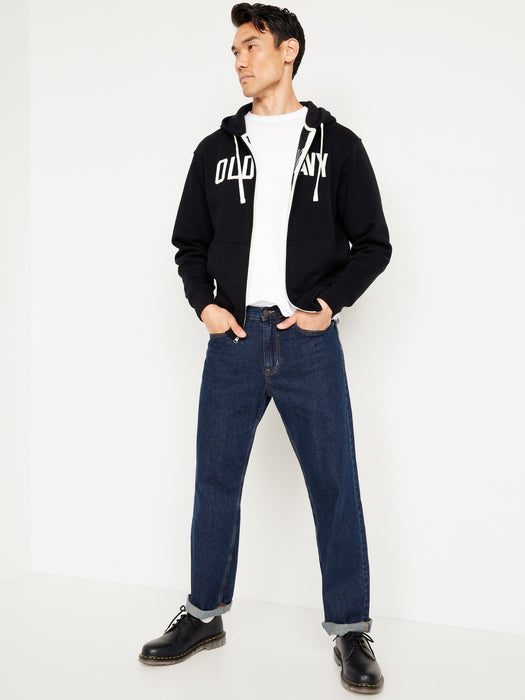 Loose Logo Zip Hoodie