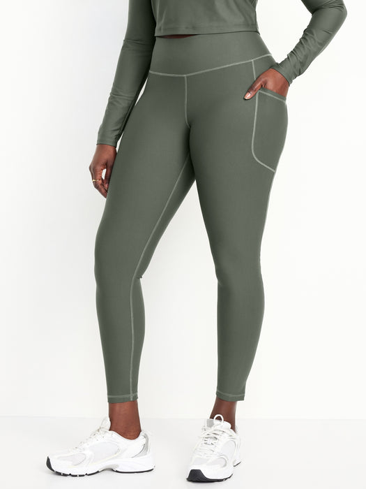 High-Waisted PowerSoft Full-Length Pocket Leggings