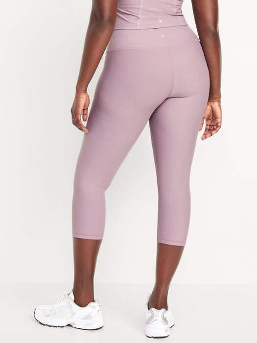 High-Waisted PowerSoft Crop Leggings
