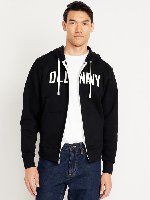 Loose Logo Zip Hoodie
