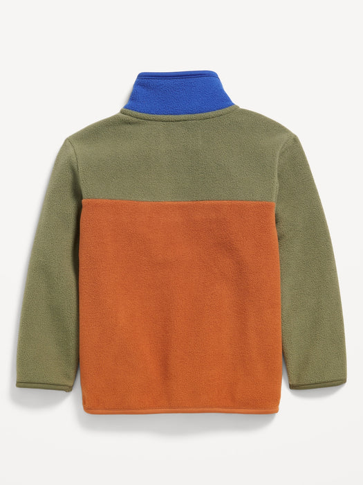 Quarter-Zip Utility Sweatshirt for Toddler Boys