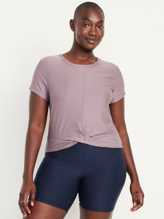 CloudMotion Twist-Front T-Shirt