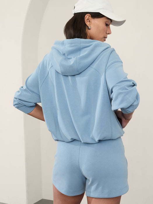 Seasoft Bubble Hem Hoodie