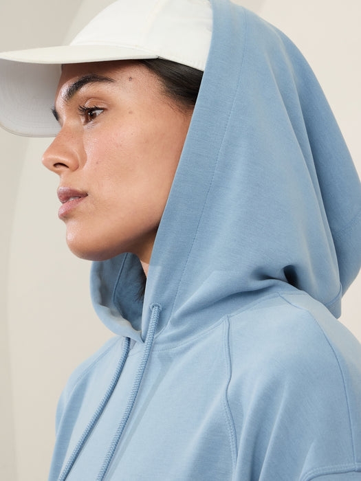 Seasoft Bubble Hem Hoodie