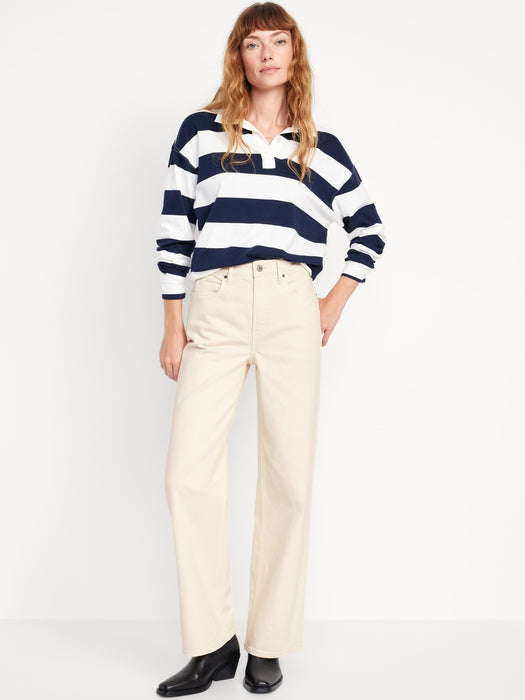 Extra High-Waisted Wide-Leg Jeans