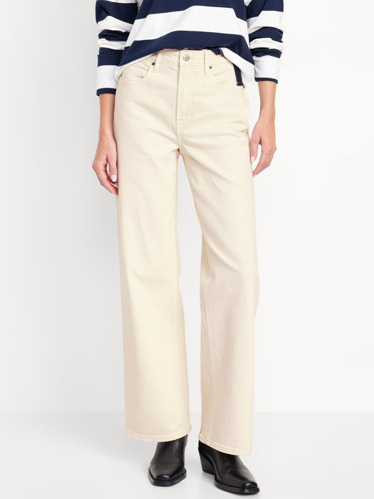 Extra High-Waisted Wide-Leg Jeans