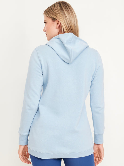 Maternity Cross-Front Nursing Pullover Hoodie
