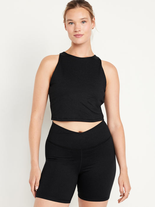 CloudComfy High-Neck Longline Sports Bra