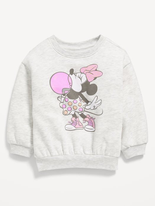 Disney© Drop-Shoulder Graphic Sweatshirt for Toddler Girls