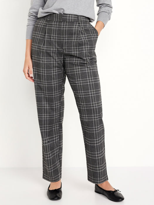 Extra High-Waisted Taylor Relaxed Slim Trouser Pants