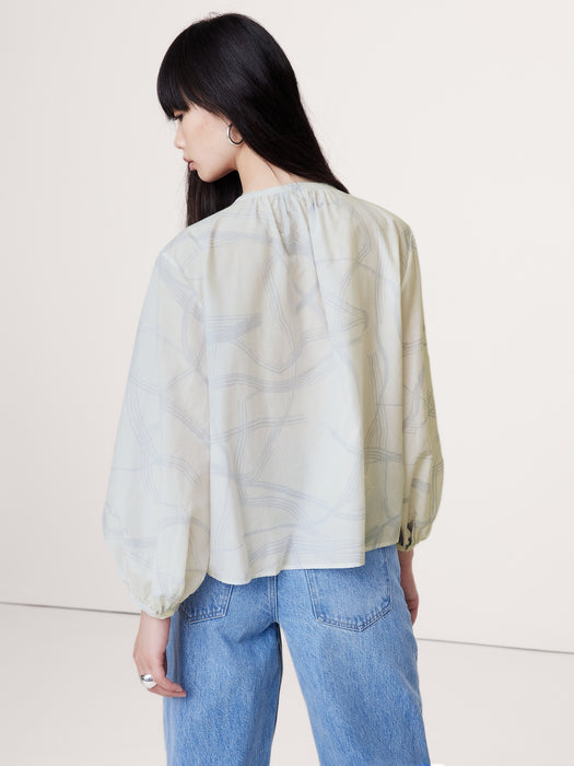 Cotton-Silk Blouse